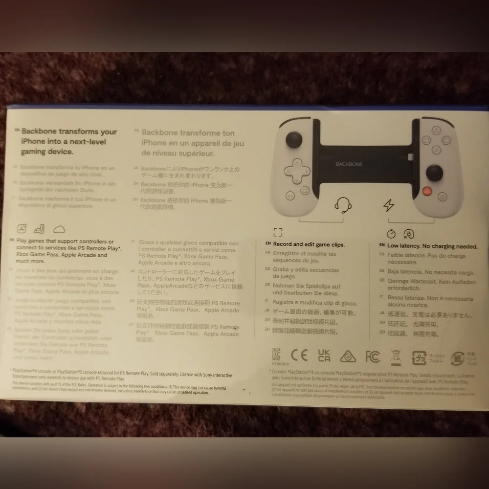 PlayStation Backbone for iPhone - White New